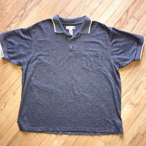 Grand Slam Golf Polo Shirt Mens Size XXL Dark Grey Short Sleeve Relaxed Fit
